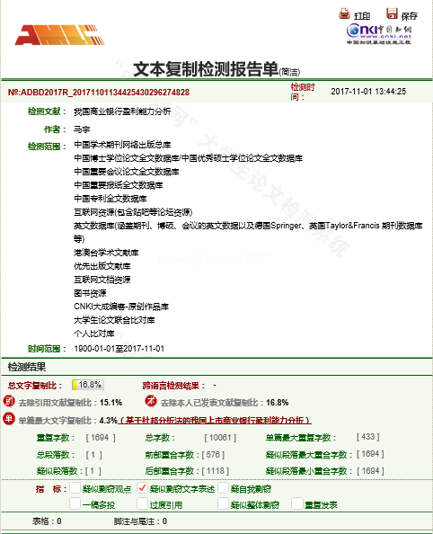 简洁版报告:简要概述报告的总体结果